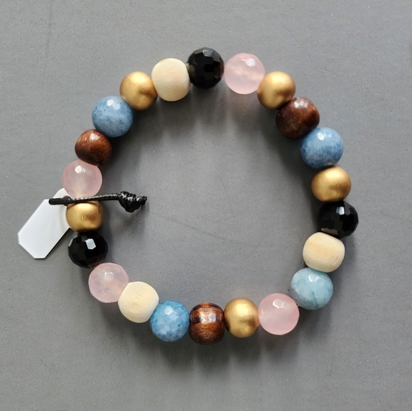 10MM Stretch Beaded Bracelet - Picture 4 of 7